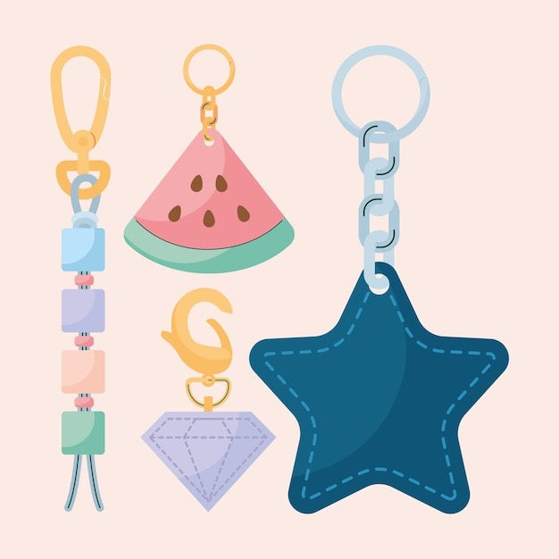 Keychains and Bag Clips