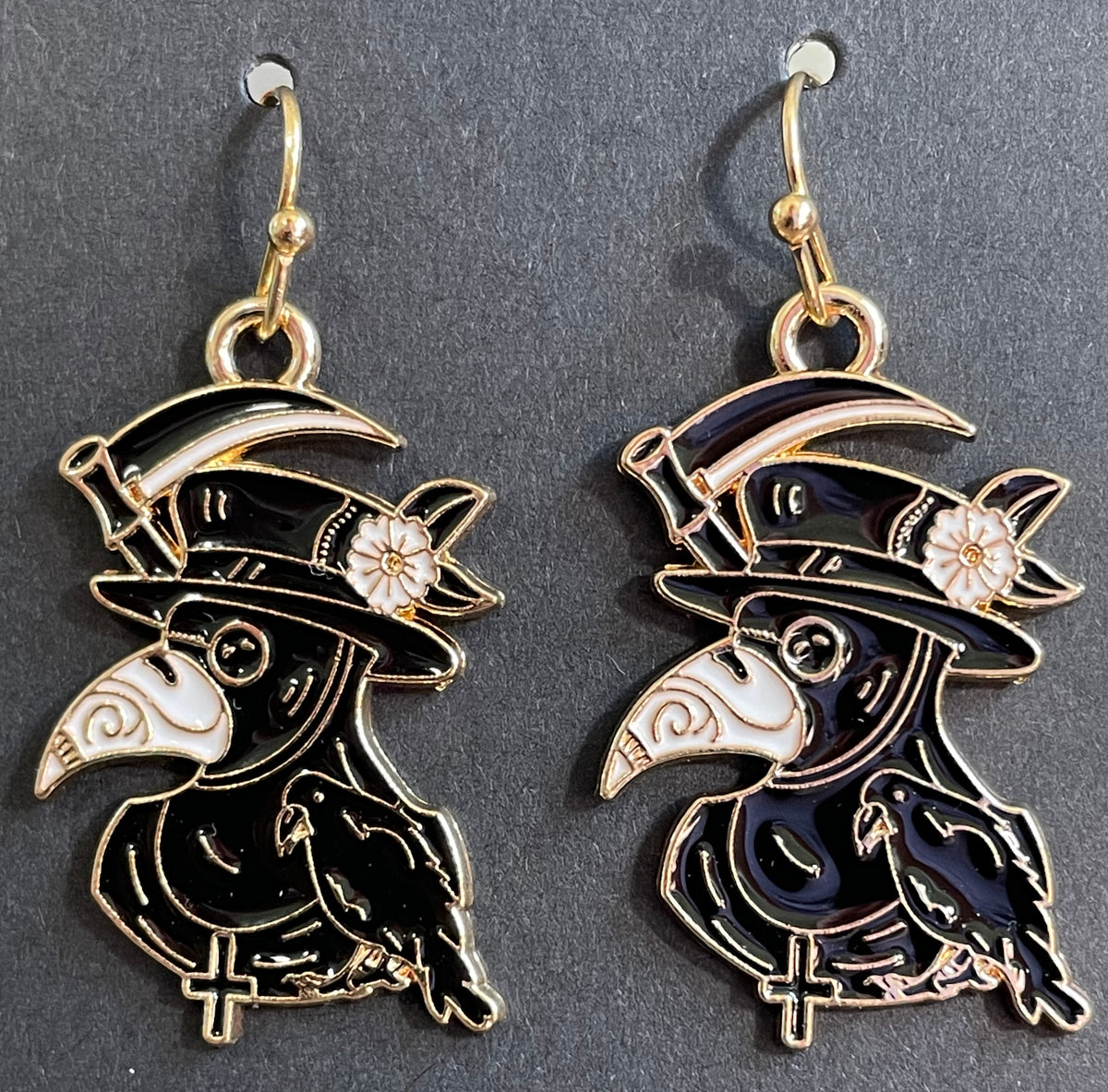 Dr. Death Earrings – Bonefish Design Studio