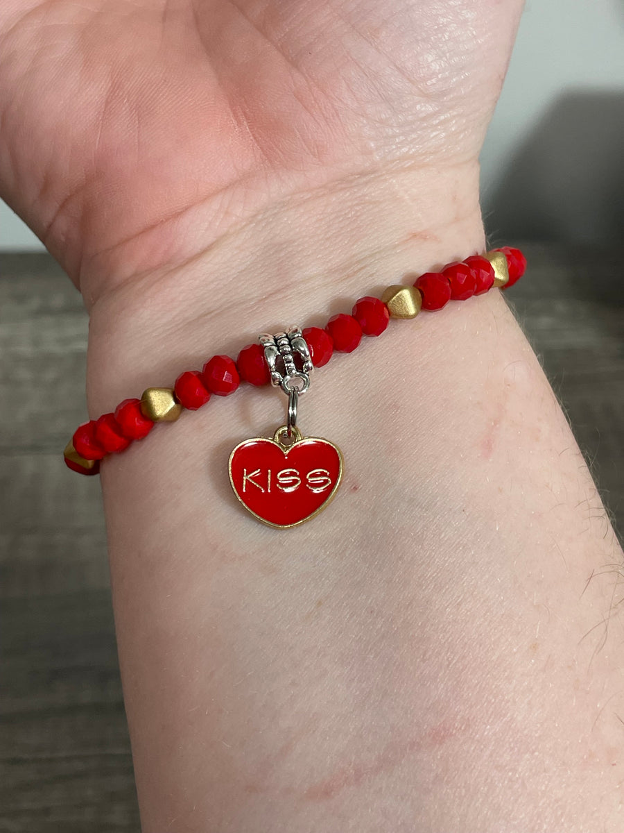 Kiss Stretch Bracelet – Bonefish Design Studio