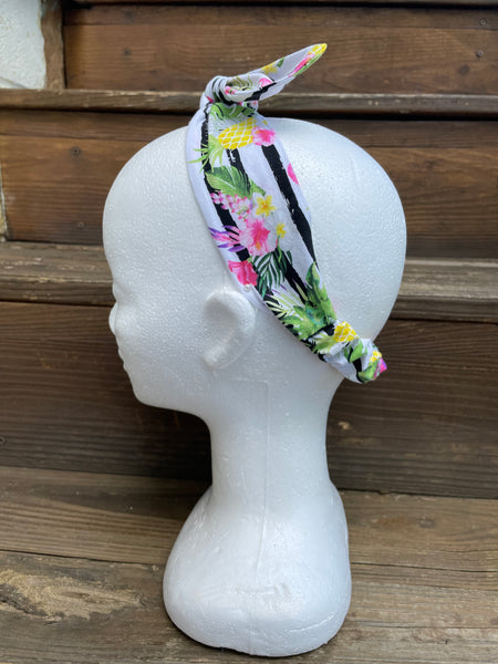 A Flamingo Can't Change It's Stripes Knotted Headband