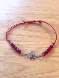 Muladhara Root Chakra Beaded Bracelet