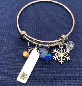 “Winter” Holiday Charm Bracelet